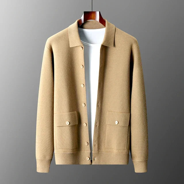 Men's Button-Up Cardigan