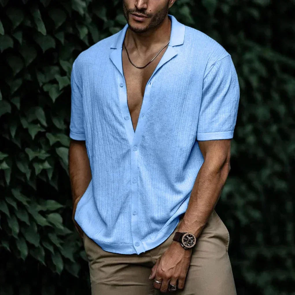 Men's Button-Up Summer Shirt
