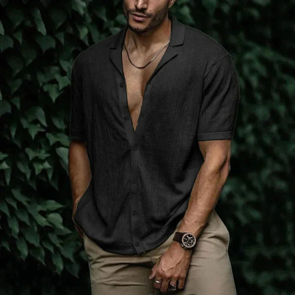 Men's Button-Up Summer Shirt