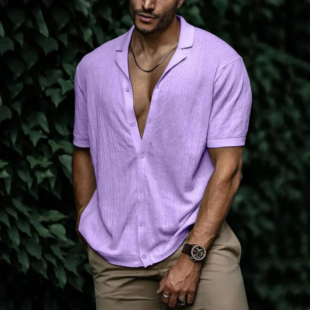 Men's Button-Up Summer Shirt