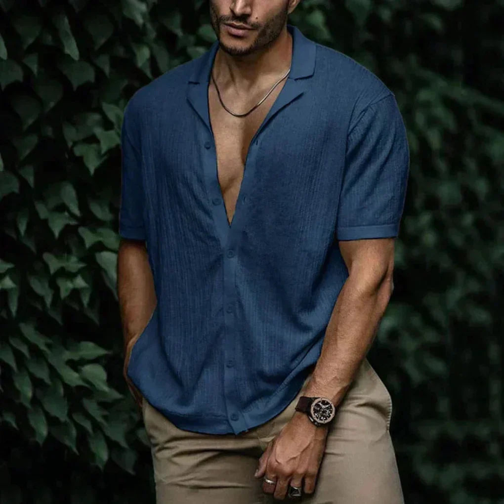 Men's Button-Up Summer Shirt