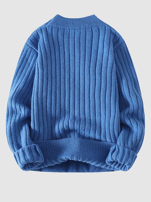 Men's Cable Crew Neck Sweater