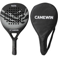 Men's Carbon Fibre Paddle Tennis Racket with Grip and Bag