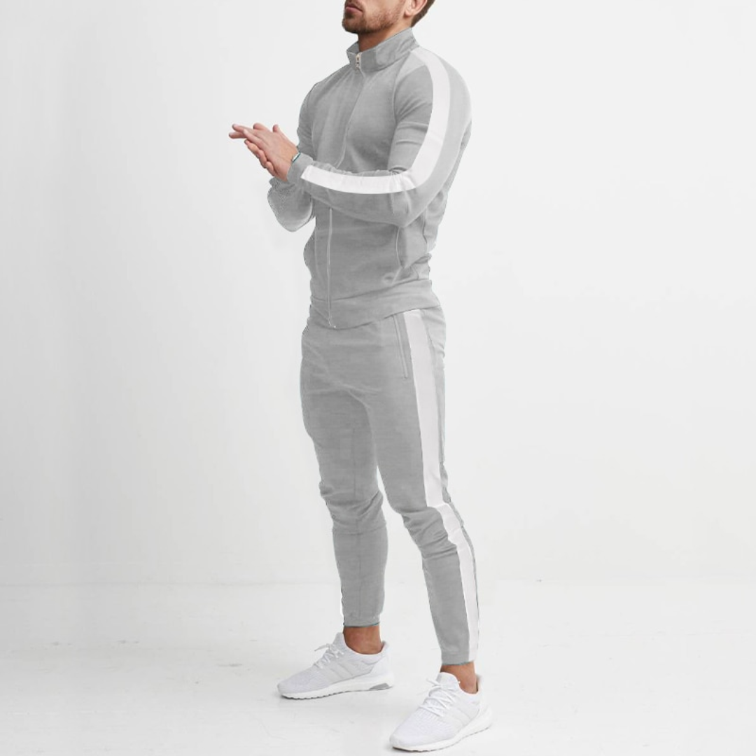 Men's Casual Jogging Tracksuit Set