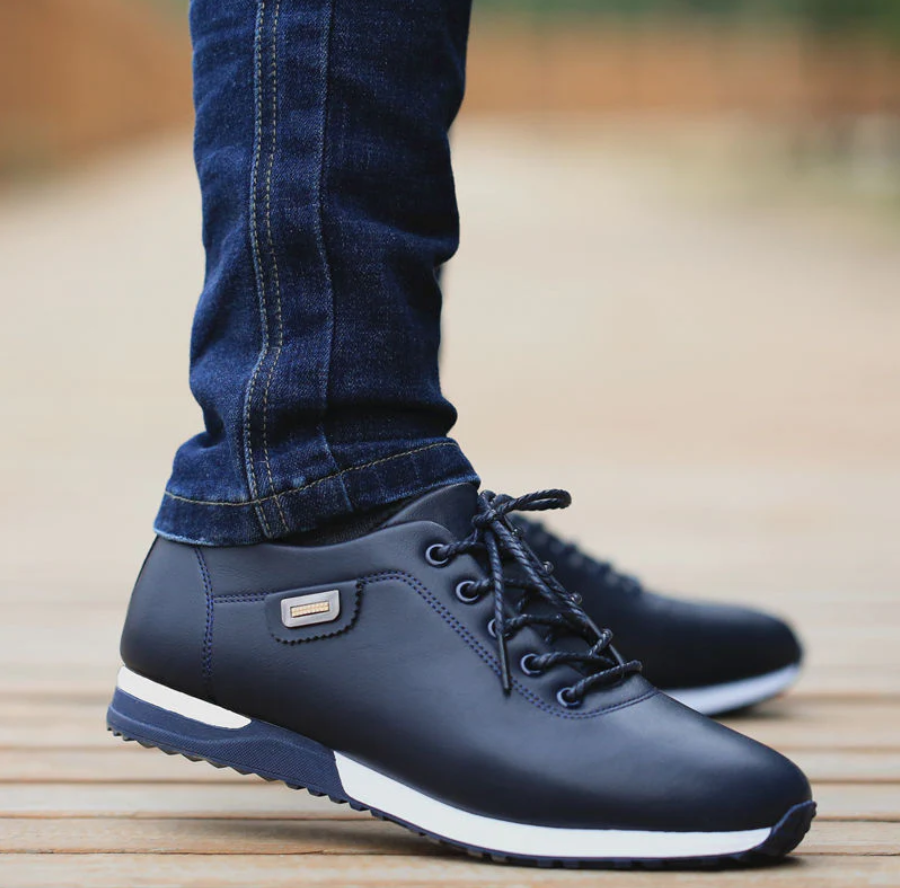 Men's Casual Lined Sneakers