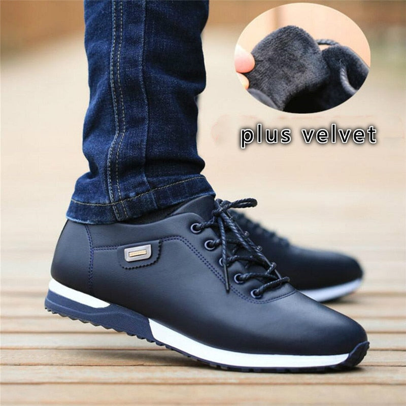 Men's Casual Lined Sneakers