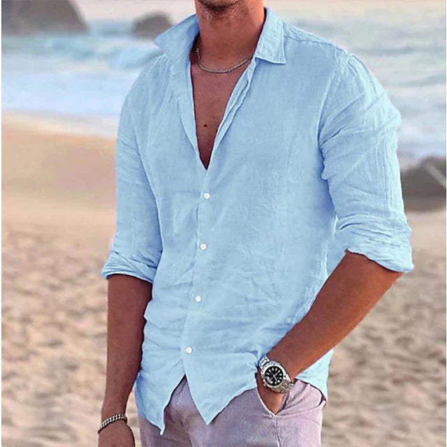 Men's Casual Long-Sleeve Shirt