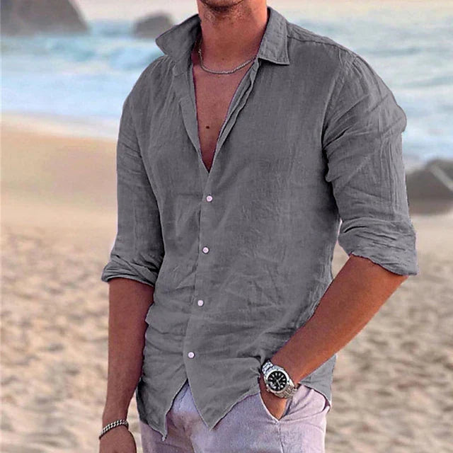 Men's Casual Long-Sleeve Shirt