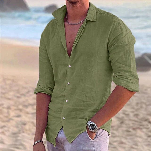 Men's Casual Long-Sleeve Shirt