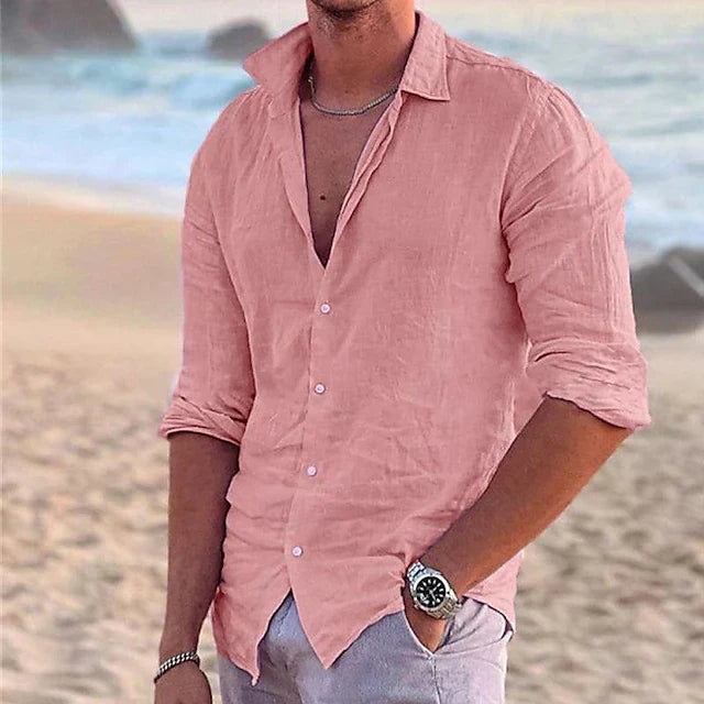 Men's Casual Long-Sleeve Shirt