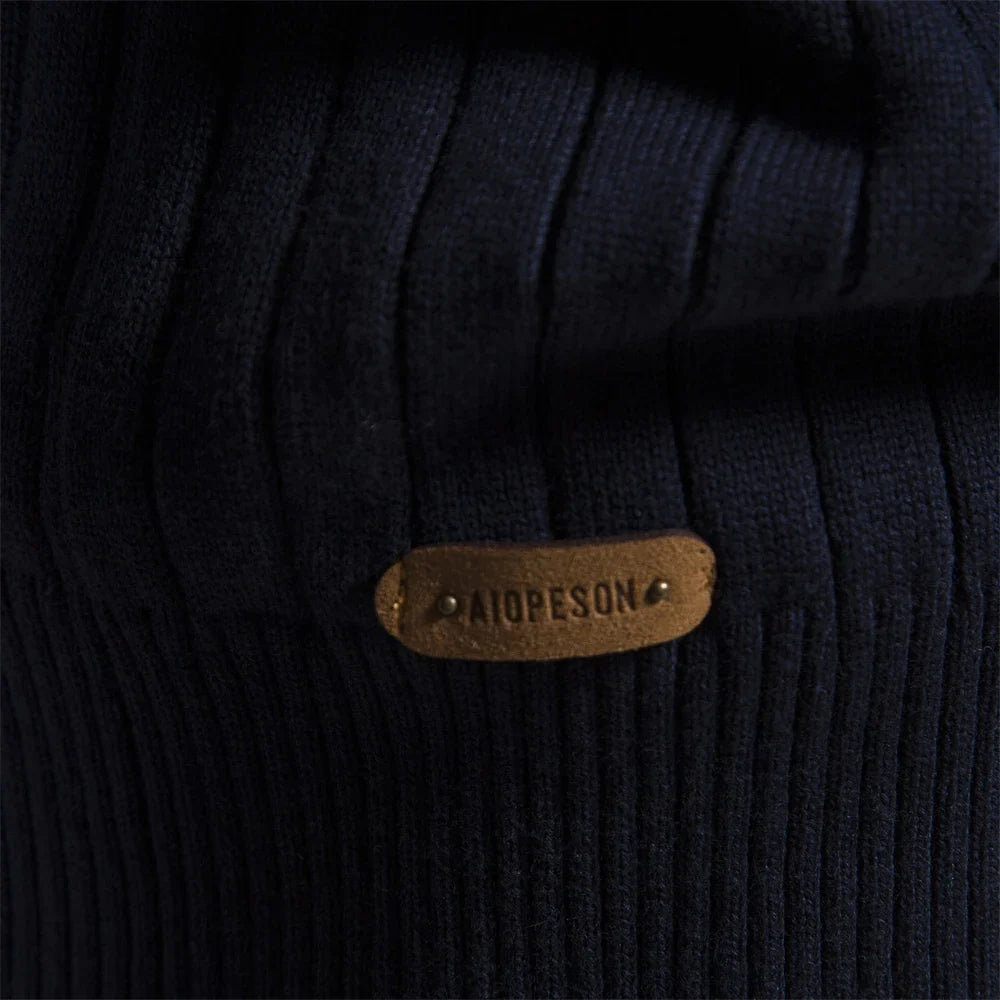 Men's Casual Quarter-Zip Pullover Sweater