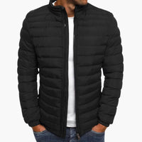 Men's Casual Quilted Jacket with Insulated Lining