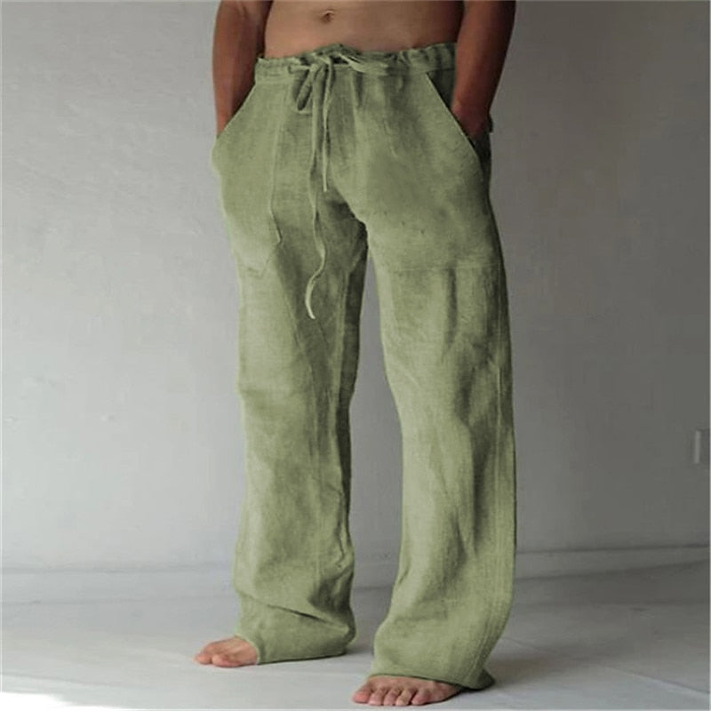 Men's Casual Wide-Leg Summer Trousers