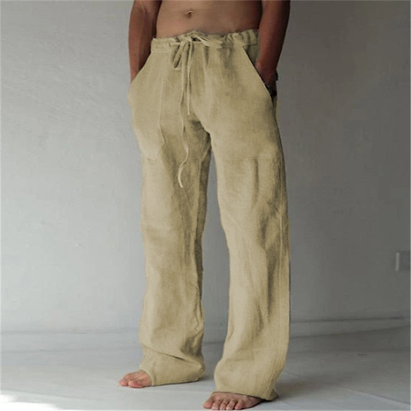 Men's Casual Wide-Leg Summer Trousers