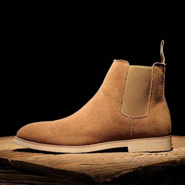 Men's Chelsea Boots with Elastic Sides