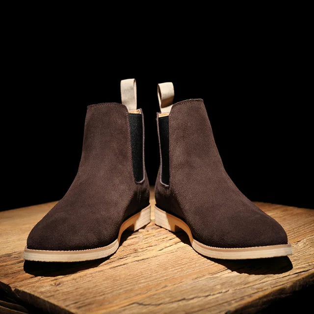 Men's Chelsea Boots with Elastic Sides