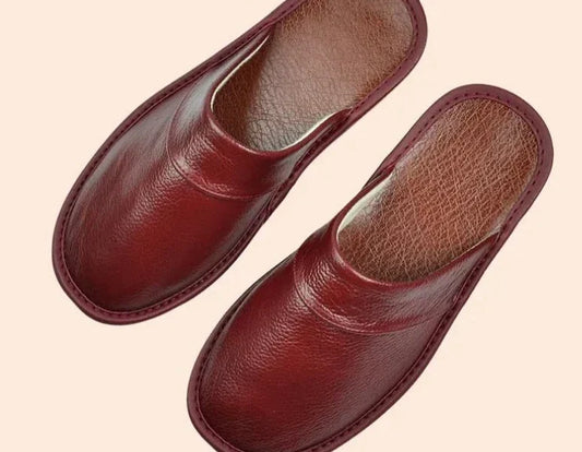 Men's Comfortable Black Slippers