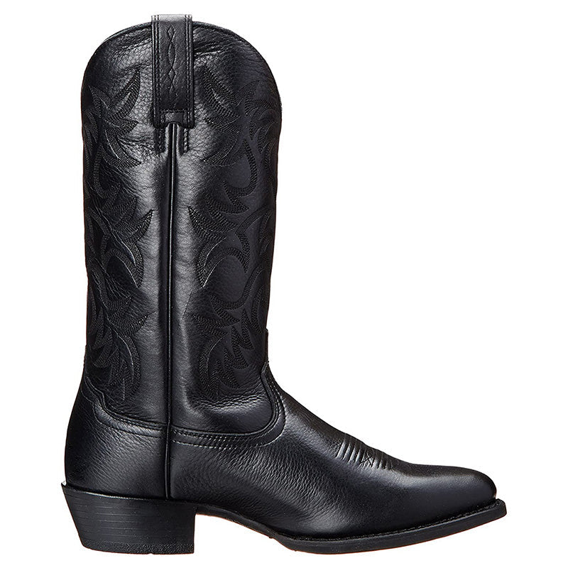 Men's Comfortable Cowboy Boots | Black & Brown