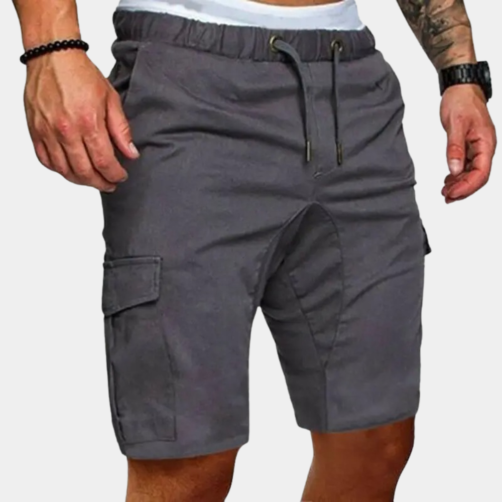 Men's Drawstring Cargo Shorts