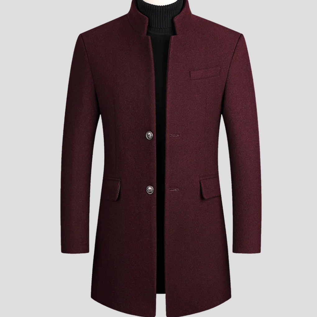 Men's Elegant Coat – Refined Classic Outerwear