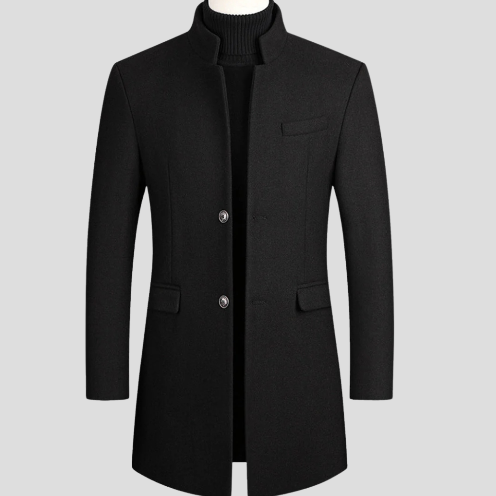 Men's Elegant Coat – Refined Classic Outerwear