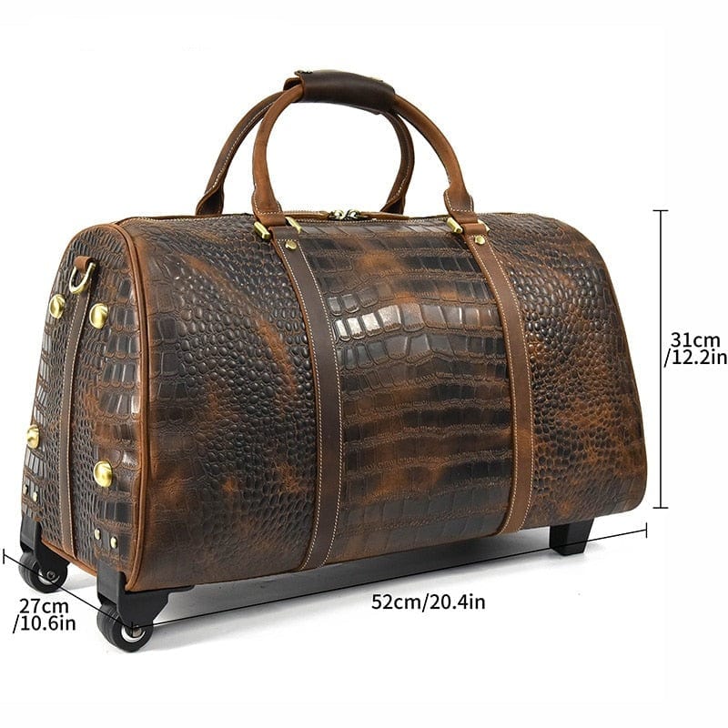 Men's Elegant Travel Bag - Luxury Style