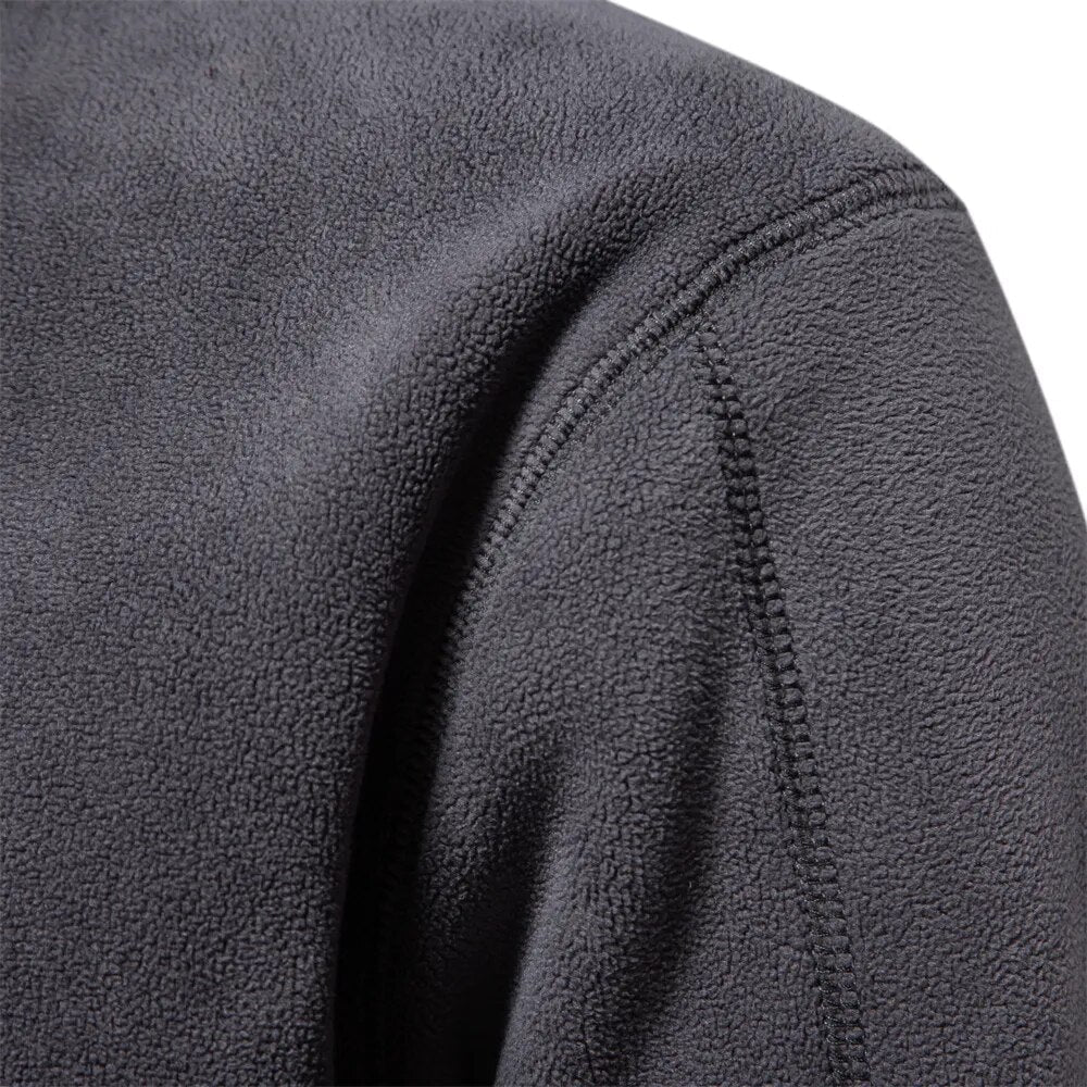 Men's Half-Zip Long Sleeve Pullover Sweater
