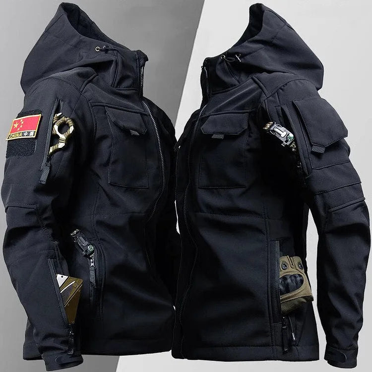 Men's Hooded Tactical Jacket