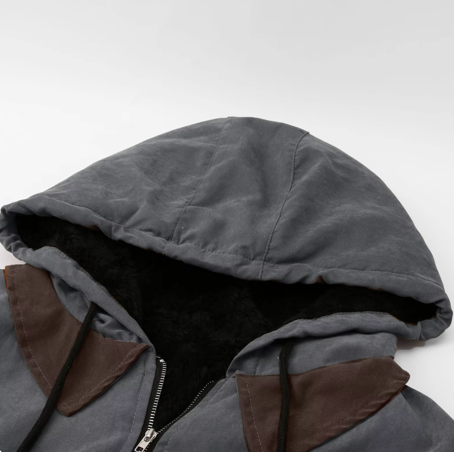 Men's Hooded Zip-Up Jacket