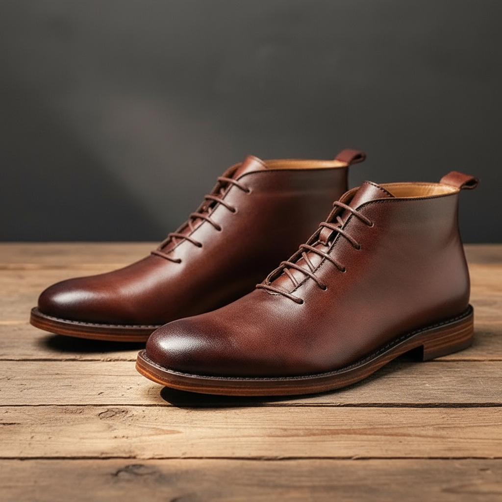 Men's Lace-Up Ankle Boots