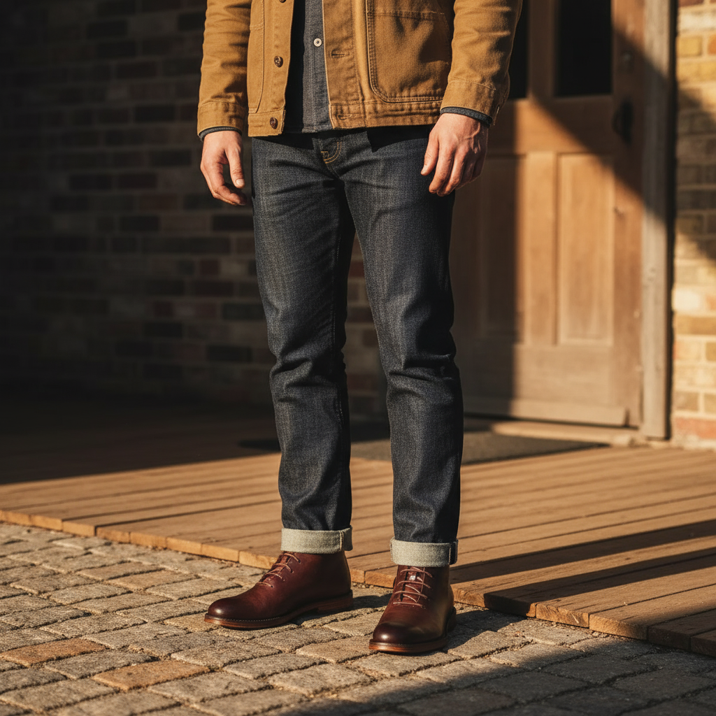 Men's Lace-Up Ankle Boots