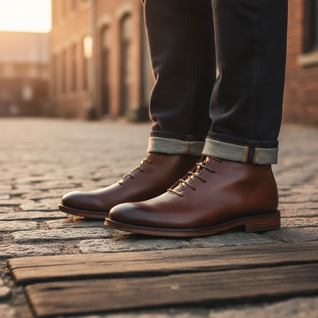 Men's Lace-Up Ankle Boots