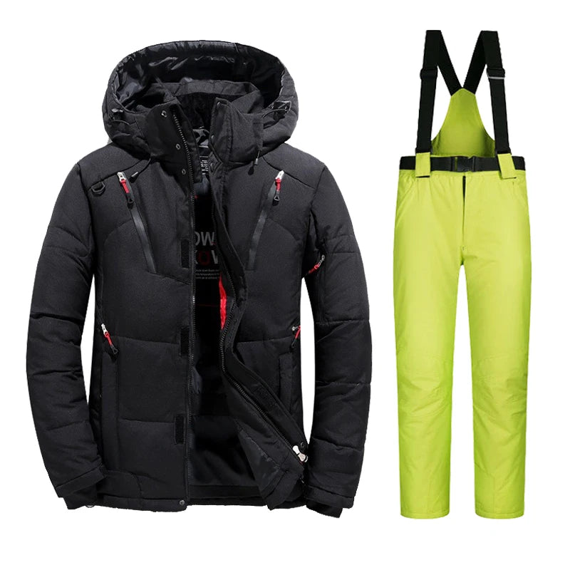 Men's Lined Two-Piece Ski Suit
