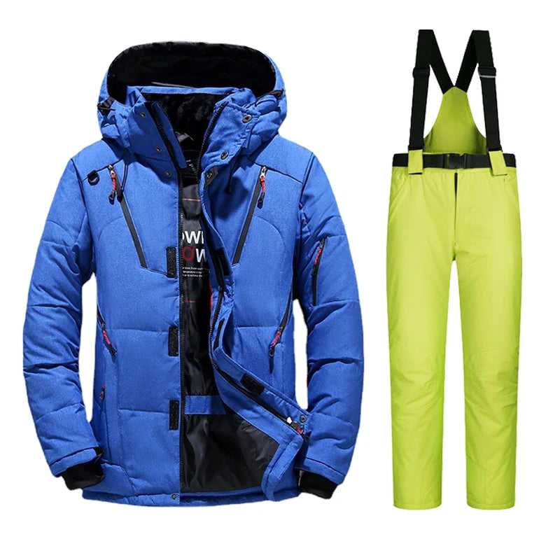 Men's Lined Two-Piece Ski Suit