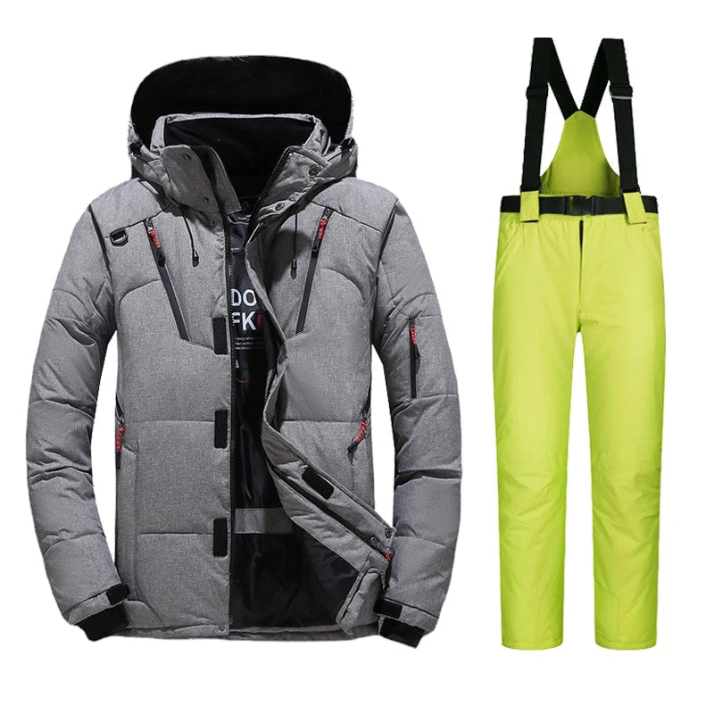 Men's Lined Two-Piece Ski Suit