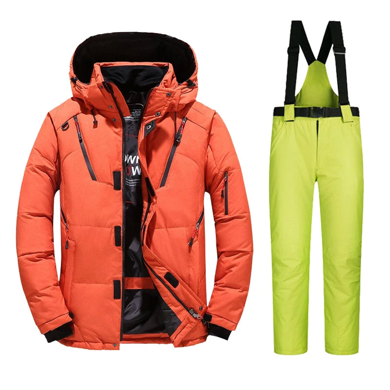 Men's Lined Two-Piece Ski Suit