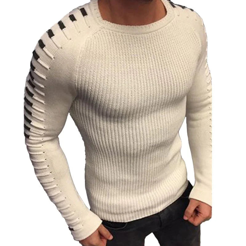 Men's Long Pleated Sweater