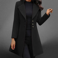Men's Long-Sleeve Coat with Water-Resistant Outer Layer