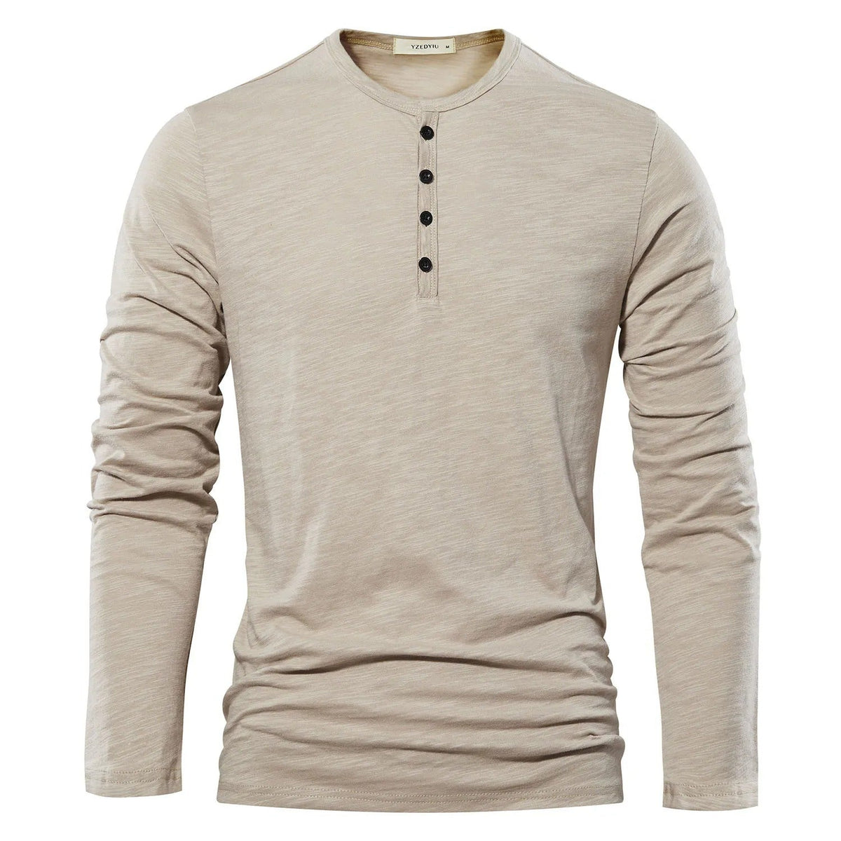Men's Long-Sleeve Henley T-Shirt