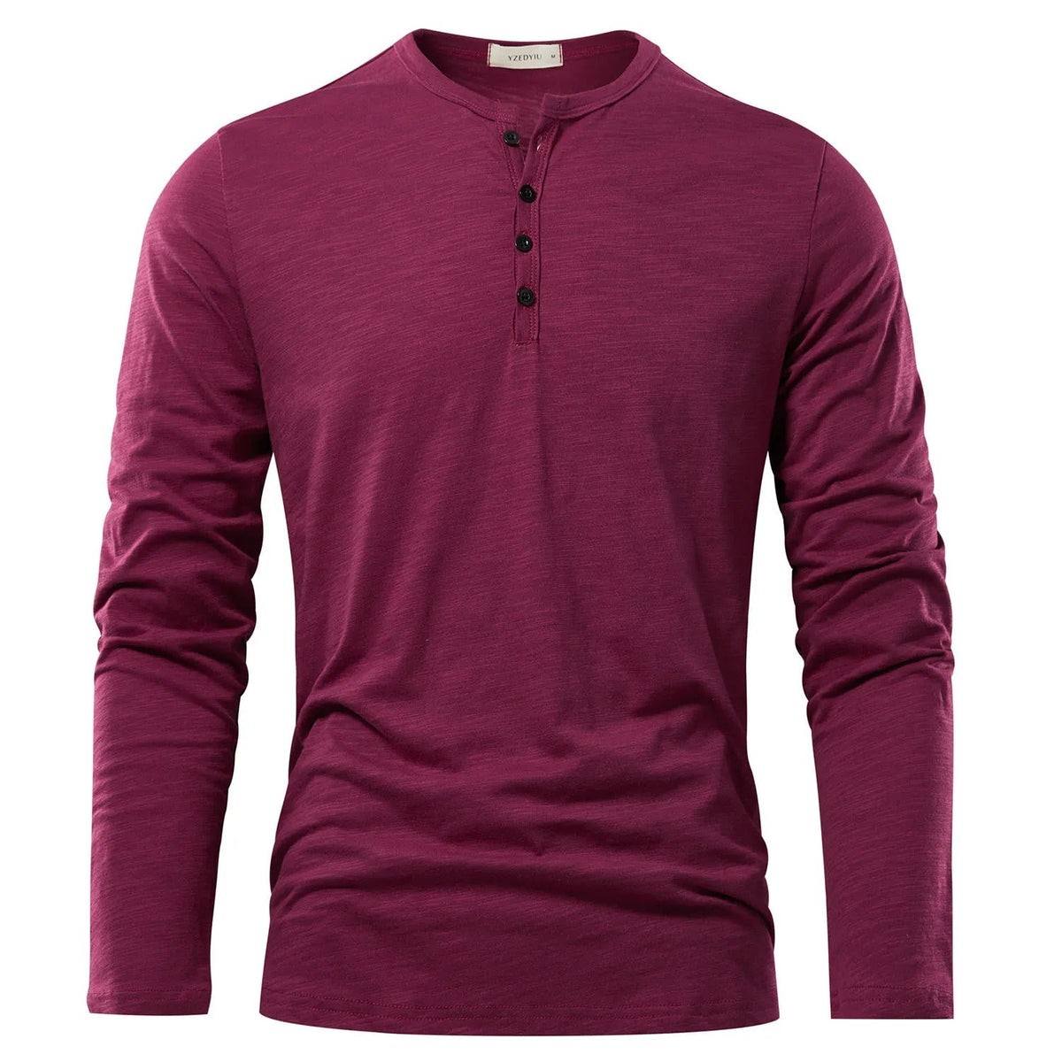 Men's Long-Sleeve Henley T-Shirt