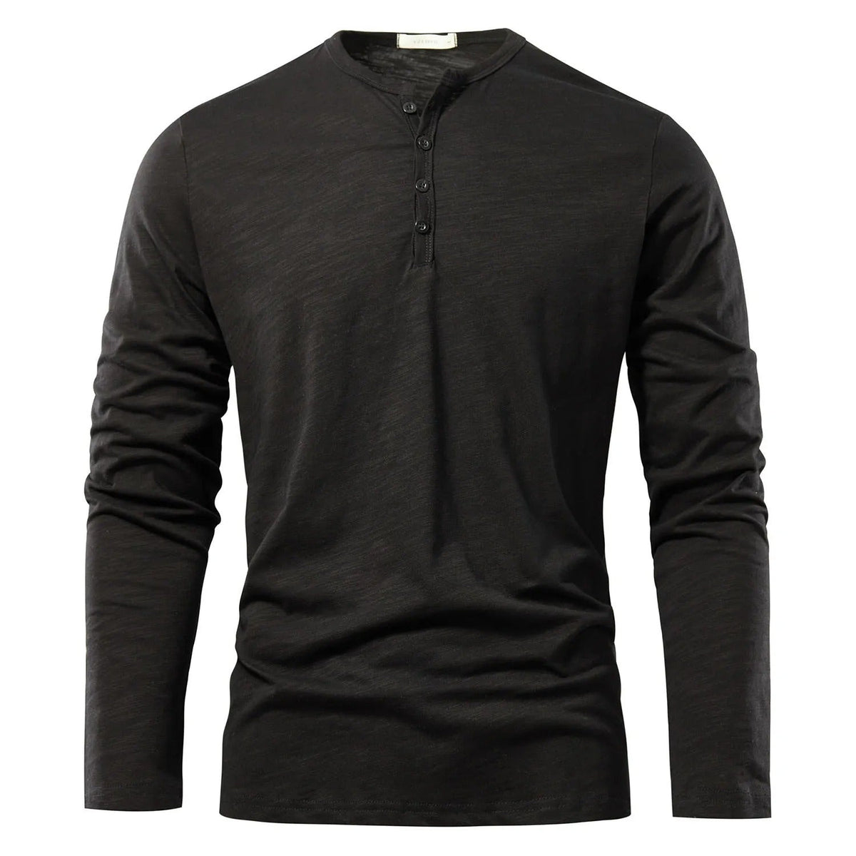 Men's Long-Sleeve Henley T-Shirt