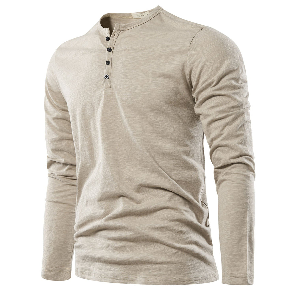 Men's Long-Sleeve Henley T-Shirt