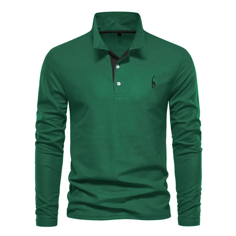 Men's Long-Sleeve Polo Shirt