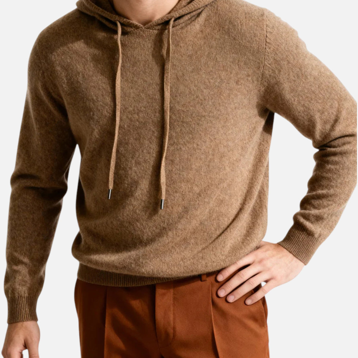 Men's Minimalist Luxury Hoodie for Everyday Elegance