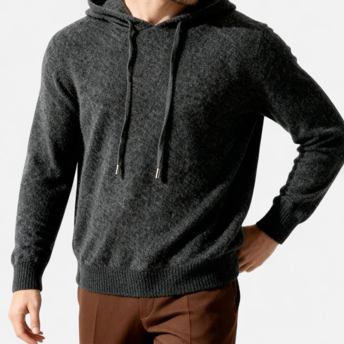 Men's Minimalist Luxury Hoodie for Everyday Elegance