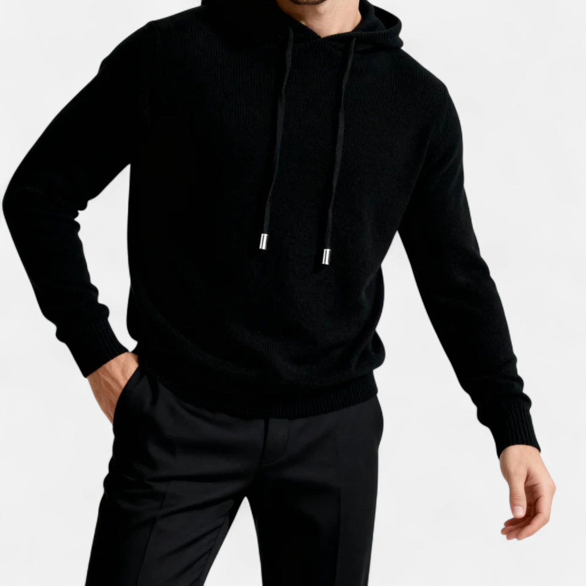 Men's Minimalist Luxury Hoodie for Everyday Elegance