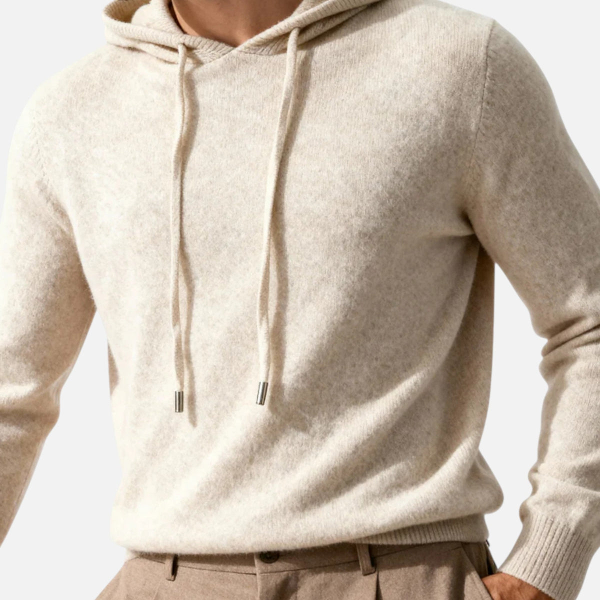Men's Minimalist Luxury Hoodie for Everyday Elegance