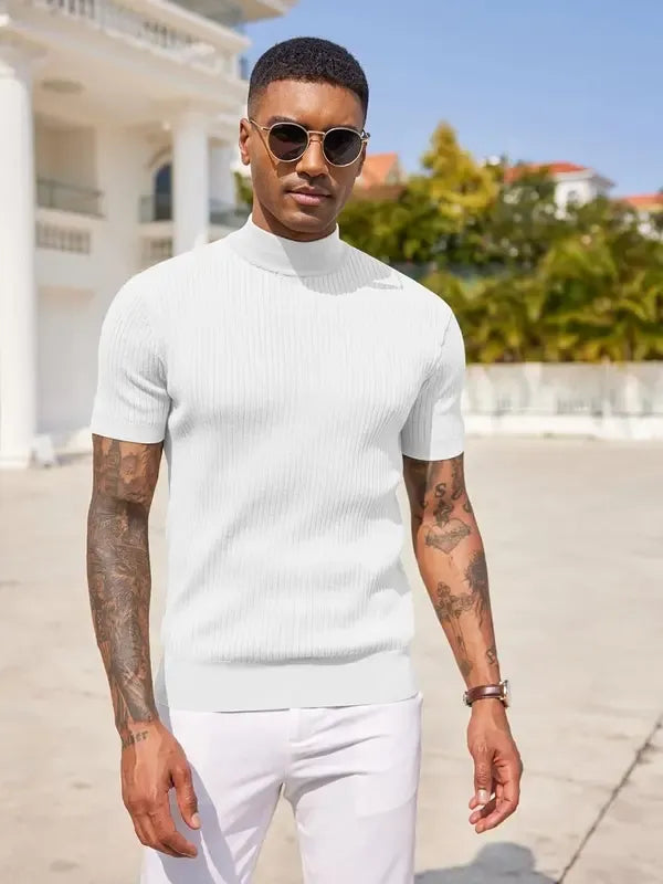 Men's Mock Neck Top