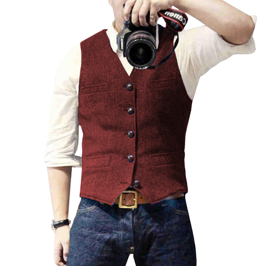 Men's Modern Style Classic Fit Vest