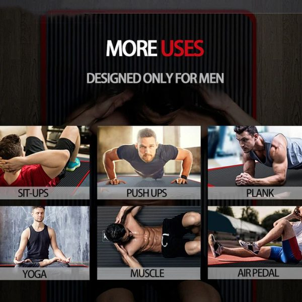 Men's Non-Slip Yoga and Exercise Mat